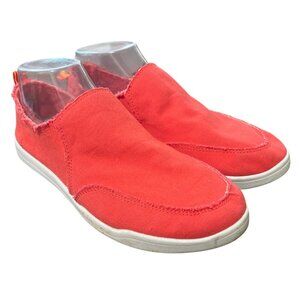 Vionic Beach Malibu Womens Red Slip-On Sneaker Shoes Size 8.5